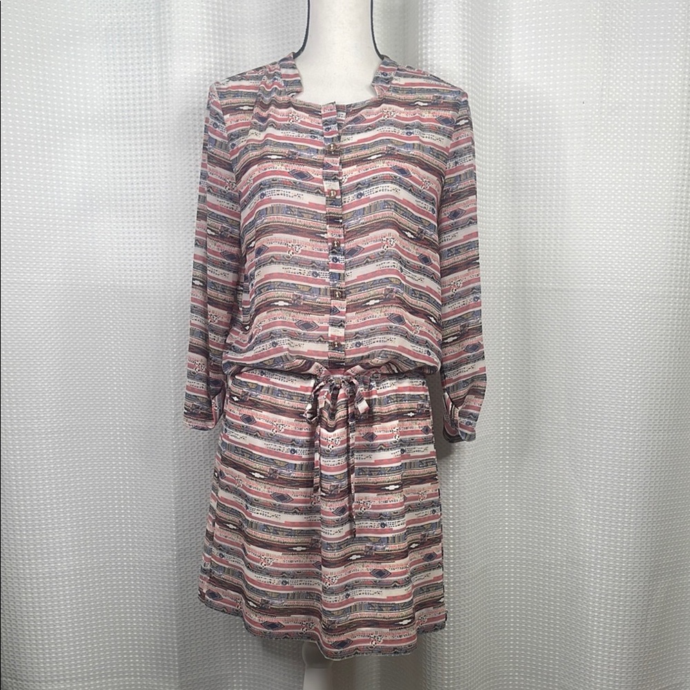 Maison Scotch Dress Drop Drawstring Waist Sz 6